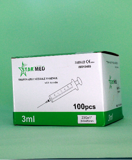 Sterile Disposable Syringe 3ml