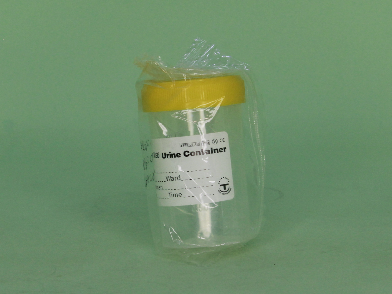 Urine Container Yellow Sterile